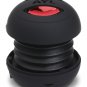 AYL Portable Mini Speaker System with 3YR GUARANTEE (Black) + 15-Inch Extension Stereo Audio-Black