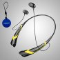 EZMAX Bluetooth 4.0 Stereo Headset for Samsung iPhone iPad LG HTC Smartphone Tablet Black-Yellow
