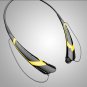 EZMAX Bluetooth 4.0 Stereo Headset for Samsung iPhone iPad LG HTC Smartphone Tablet Black-Yellow