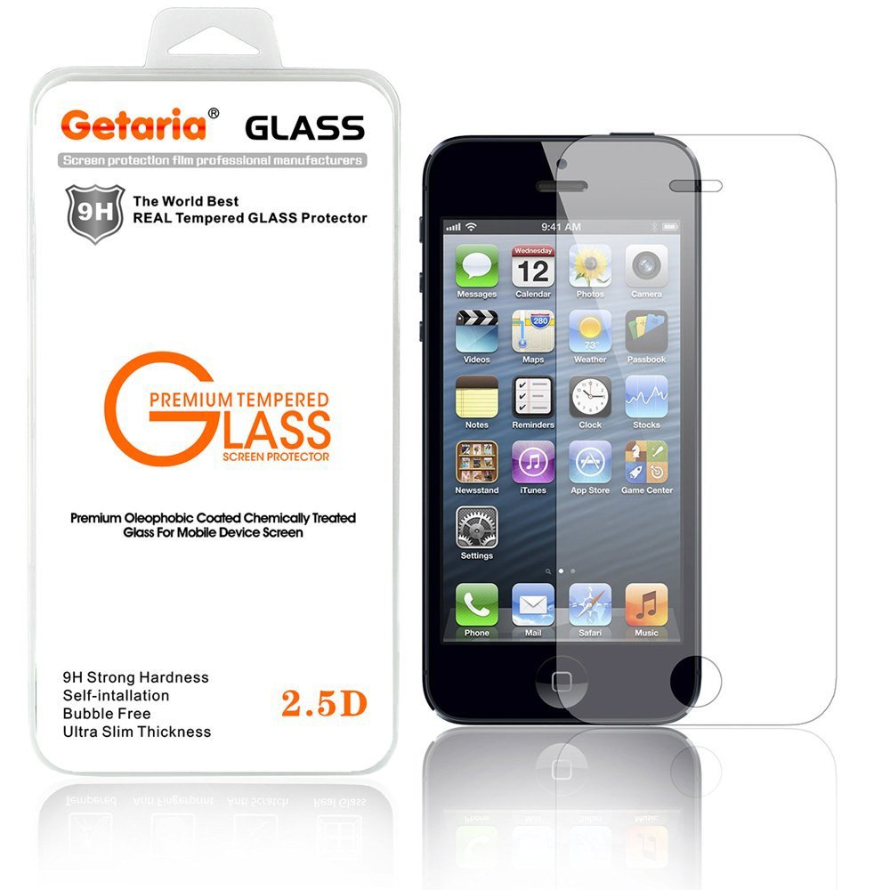 Iphone 5 Screen Protector,Ultimate Premium Tempered Glass Screen Protector Iphone5s / Iphone 5c