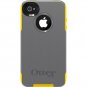 OtterBox Commuter Series Case for iPhone 4/4S - Retail Packaging - Gray/Yellow