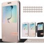 Galaxy S6 Edge Case [Lifetime Warranty], USAMS & Kollea [Muge Series] Big Window View - Gold
