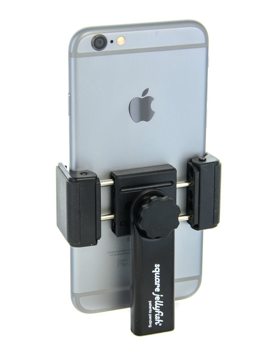 Square Jellyfish Spring Tripod Mount for Smart Phones 2-1/4 - 3-5/8" Wide