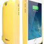 PowerBear iPhone 5 / 5S / 5C Battery Case [Stamina Series] - Protective Extended - Fine Yellow