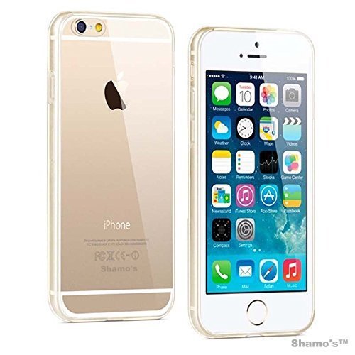 iPhone 6 Plus Case, 5.5" Shamo's Thin Case Cover TPU Rubber Gel, Transparent-Clear