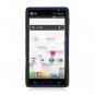Eagle Cell PHLGP769NTBKBL Progressive Hybrid Protective Gummy TPU Black/Blue for LG Optimus