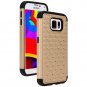 Style4U Galaxy S6 Studded Rhinestone Crystal Bling Hybrid Armor[Gold / Black]