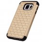 Style4U Galaxy S6 Studded Rhinestone Crystal Bling Hybrid Armor[Gold / Black]