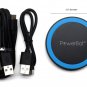 PowerBot PB1020 Qi Enabled Wireless Charger Inductive Charging Pad Station Blue Black