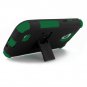 Beyond Cell Tri-Shield Hybrid Hard Shell Silicone Samsung Galaxy S4 Black/Dark Green