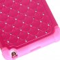 Galaxy Note 3 Case, Style4U Studded Rhinestone Crystal Bling [Hot Pink / Hot Pink]