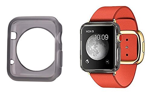 Monoy [Ultra-Thin] Apple Watch 38mm Cover Case Slim NEW[Liquid Crystal] [Crystal Grey]