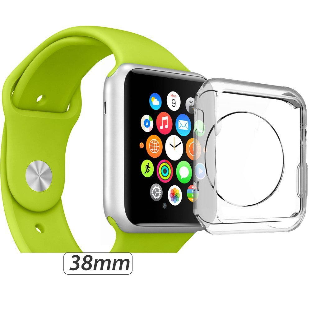 Apple Watch Case, Tauri [Super Slim] Apple Watch 38mm Case Slim [Crystal Clear]