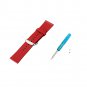 CIYOYO Leather Replacement Strap 42mm Wrist Band Straps Apple Watch Classic Buckle Red