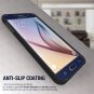 Galaxy S6 Case - Cellto [Soft Flexible]S6 Case Slim Tempered Glass [Shatter Proof]- Black