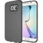 Diztronic Full Matte Flexible TPU Case for Samsung Galaxy S6 Edge - Charcoal Gray