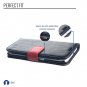 Galaxy S6 Edge Case Libiti Soft Leather Finest Quality Wallet Case (Black with Red Strap)