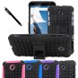 E LV Nexus 6 Case Cover SHOCK ABSORPTION Full Body Hybrid - black