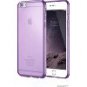 iPhone 6 Case, 4.7" Shamo's Thin Case Cover TPU Rubber Gel, Transparent Clear Back (Purple)