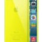 iPhone 6 Case, 4.7" Shamo's Thin Case Cover TPU Rubber Gel, Transparent Clear Back (Yellow)