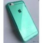 iPhone 6 Case, 4.7" Shamo's Thin Case Cover TPU Rubber Gel, Transparent Clear Back (Dark Green)