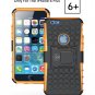 Phone 6 Plus Armor Tough Armorbox Dual Layer Hybrid Hard/Soft Protective Cable and Case- Orange