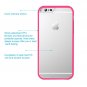 iPhone 6 Case, E.C.L USA iPhone 6 (4.7) Crystal Clear Ultra Slim Perfect Fit Protective Case- Pink