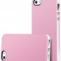iPhone 5s Case, LoHi Apple iPhone 5 5s Slim Bumper Shockproof iPhone 5G Anti-Scratch (Pink/White)