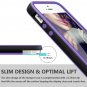 iPhone 5s Case, LoHi Apple iPhone 5 5s Ultra Slim Fit Cases Shockproof TPU Cover (Purple/Black)