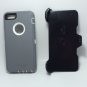 NEW OEM Otterbox Defender For iPhone 6 Plus Case & Clip Cover Grey