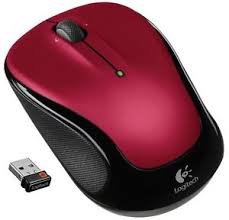 Logitech Wireless Mouse M325 with Unifying Receiver Red for PC Mac