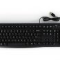 Logitech K120 Black USB Wired Standard Keyboard for PC Computer