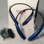 New! LG Tone PRO HBS-750 Bluetooth Wireless Stereo Headset Blue - Free Shipping