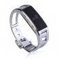 D8 Bluetooth Bracelet Smart Wrist Watch Phone for Android Samsung HTC IOS Silver