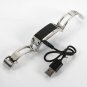 D8 Bluetooth Bracelet Smart Wrist Watch Phone for Android Samsung HTC IOS Silver