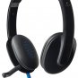 N Logitech USB Headset H540 for PC Calls and Music Black (981-000510)