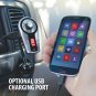 GOgroove FlexSMART X2 Bluetooth Wireless In-Car FM Transmitter with USB Charging