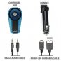 GOgroove FlexSMART X2 Mini Wireless Bluetooth FM Transmitter with USB Charging
