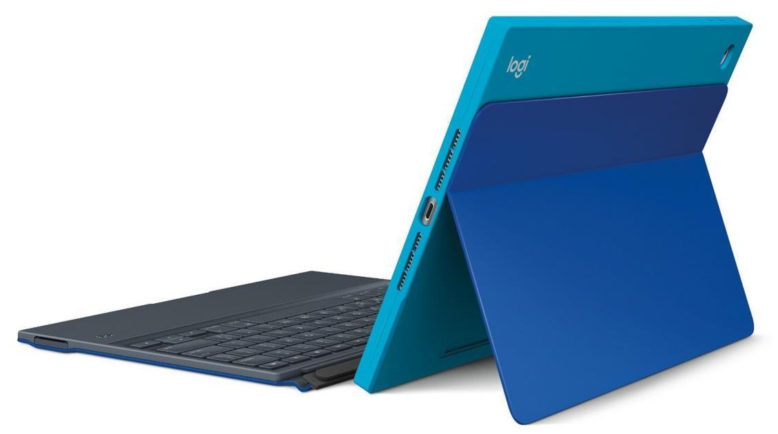 NEW Logitech BLOK Teal/Blue Protective Keyboard Case for iPad Air 2 920