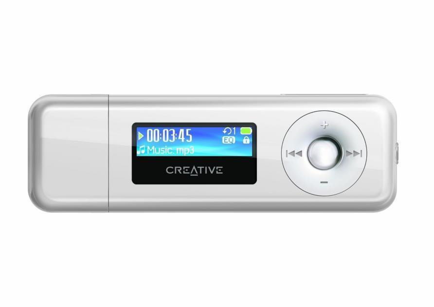 Creative MuVo T200 4GB White MP3 Player