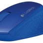 Logitech M320 Blue Wireless Optical Mouse with Nano Receiver