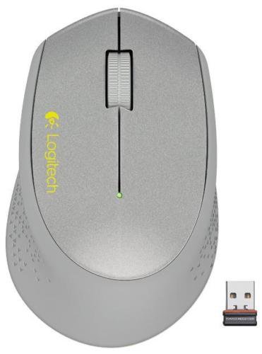 Logitech M320 Silver Wireless Optical Mouse with Nano Receiver