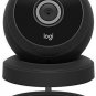 Logitech Logi Circle Black Portable Wi-Fi Video Monitoring Camera Webcam