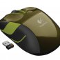 Logitech Wireless Mouse M525 - Green/Gold w/unifying receiver PC Mac