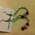 Beaded Holiday Earrings