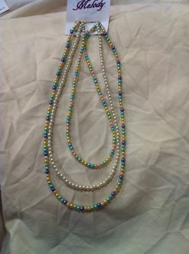 Beaded Earrings and Beaded Necklace