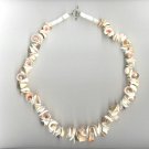 Red Lip Curly Shell Necklace