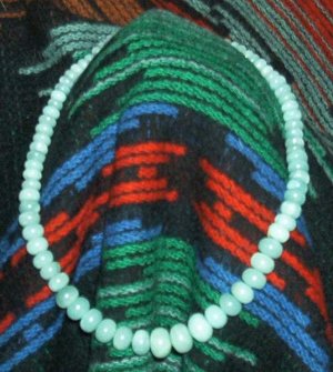 Amazonite Graduated Rondel Necklace