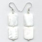 Mother of Pearl Rectangle Earrings