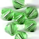 Swarovski Crystal 24 Peridot 4mm Bicones 5301